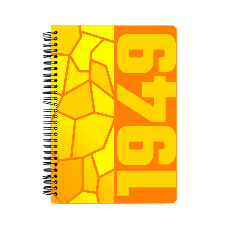 1949 Year Notebook (Orange)
