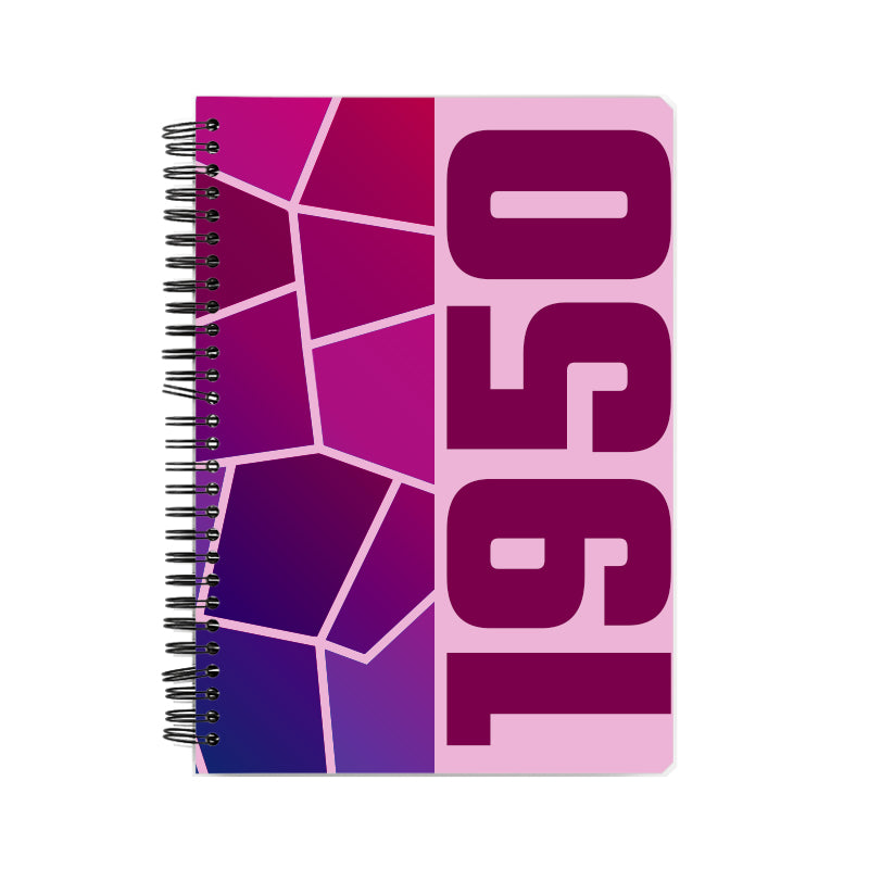 1950 Year Notebook (Light Pink)
