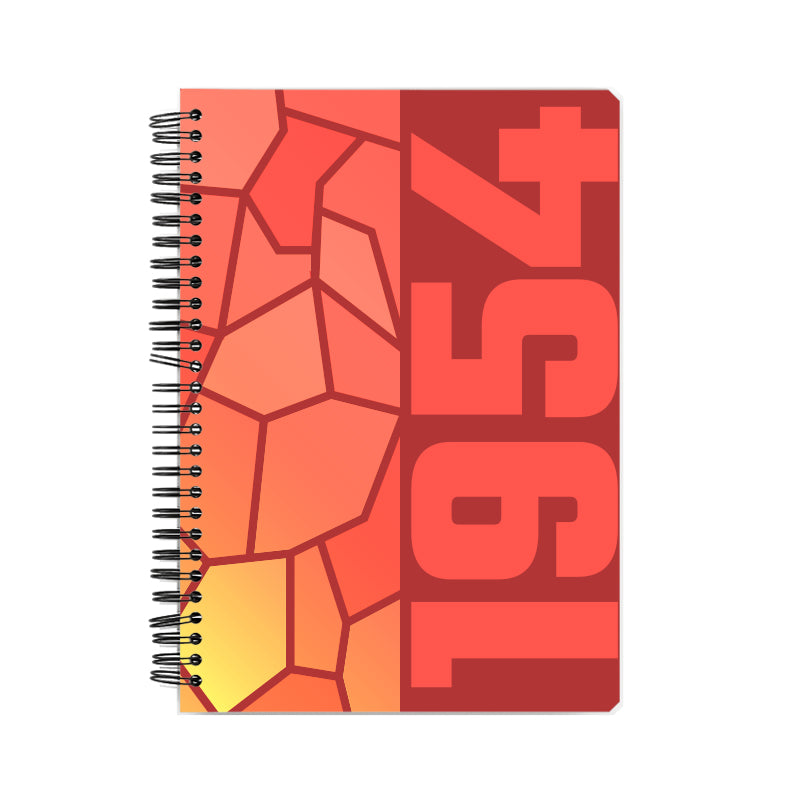 1954 Year Notebook (Red)