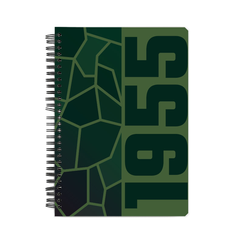 1955 Year Notebook (Olive Green)