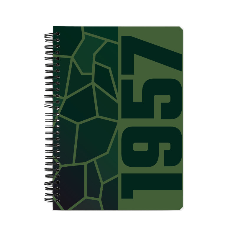 1957 Year Notebook (Olive Green)