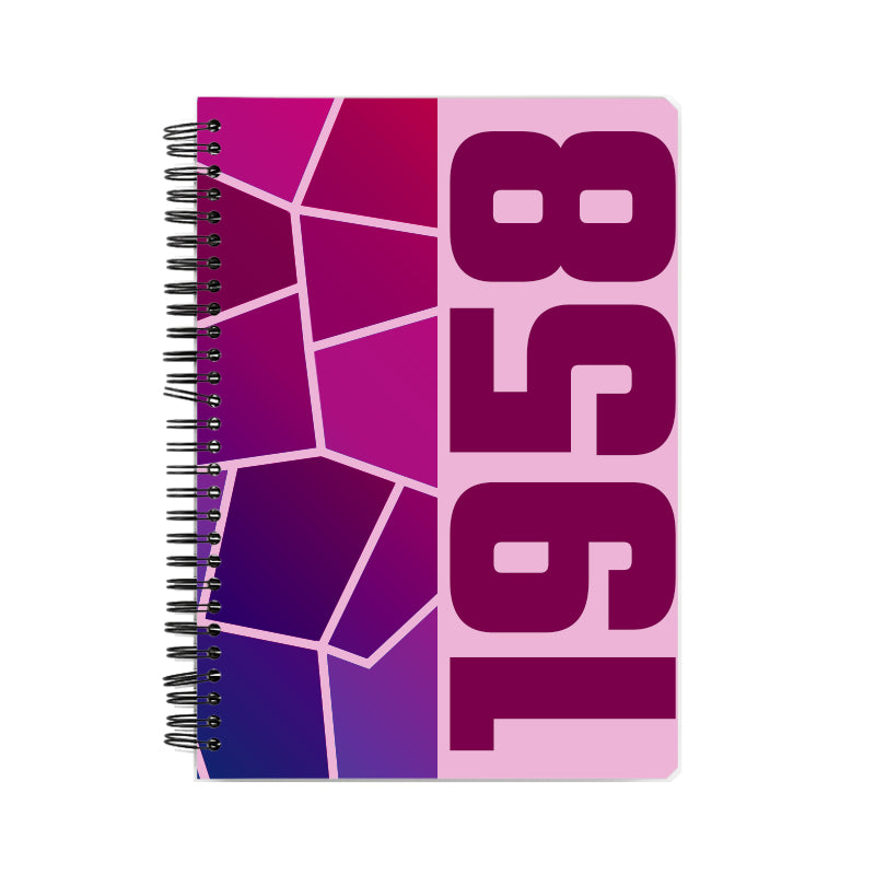 1958 Year Notebook (Light Pink)