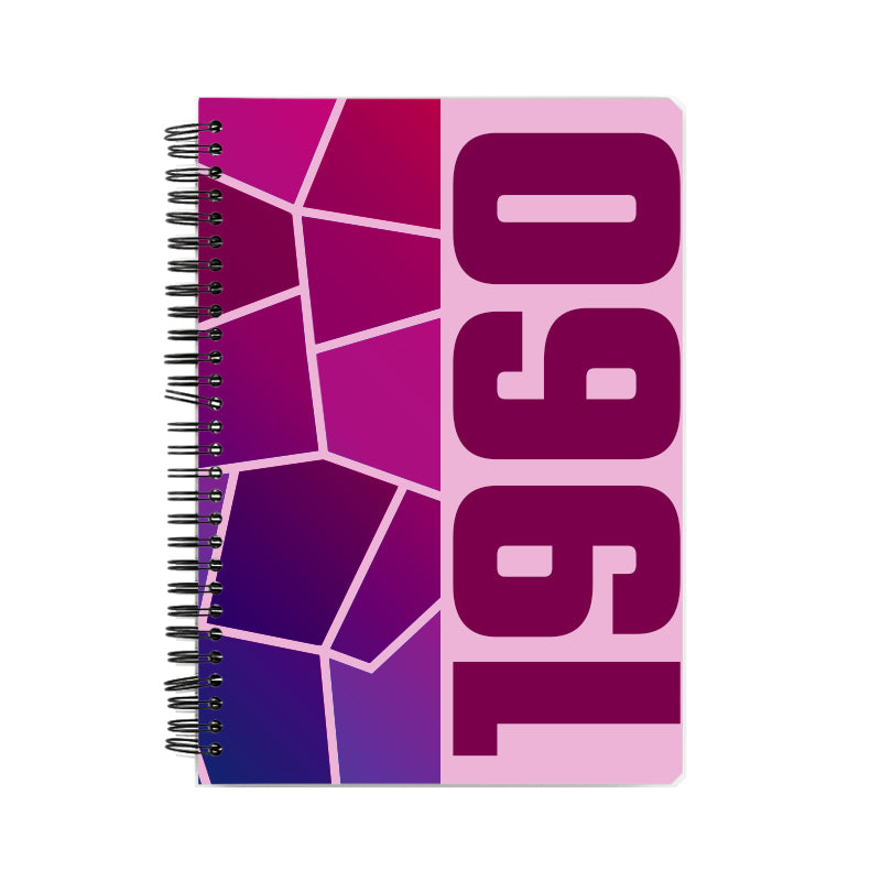 1960 Year Notebook (Light Pink)