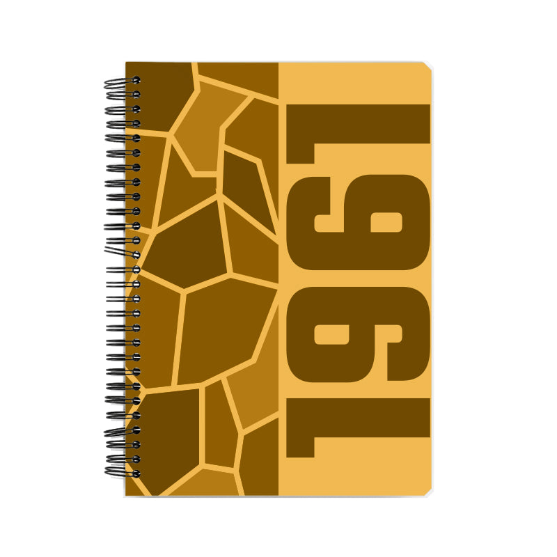 1961 Year Notebook (Golden Yellow)