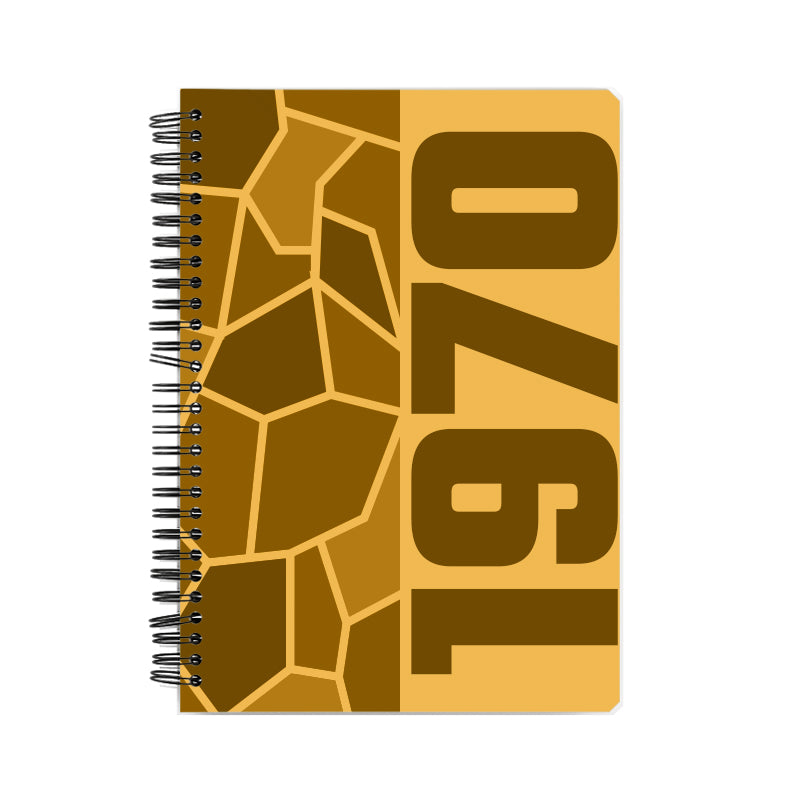 1970 Year Notebook (Golden Yellow)