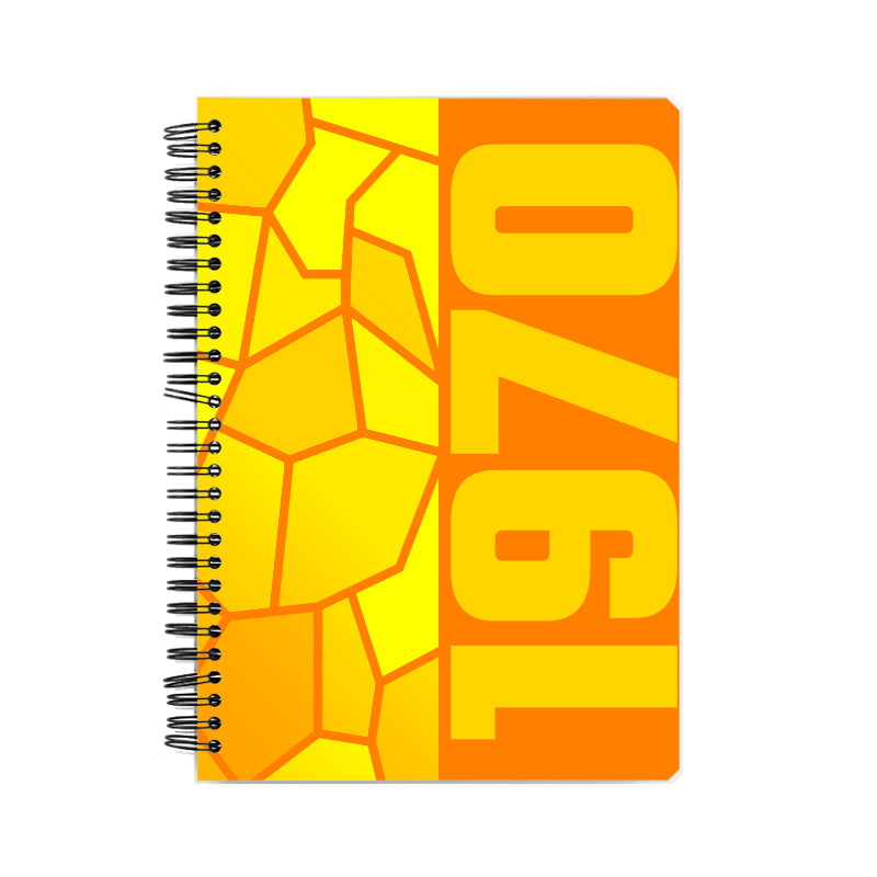 1970 Year Notebook (Orange)