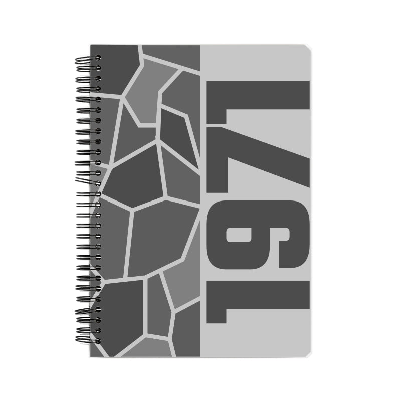 1971 Year Notebook (Melange Grey)