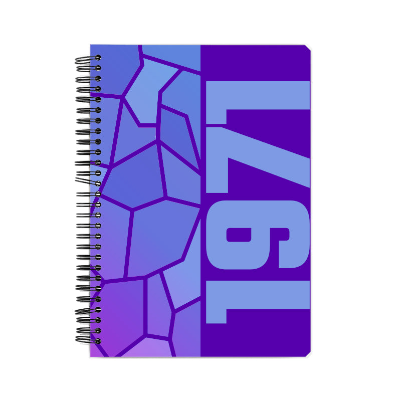 1971 Year Notebook (Purple)