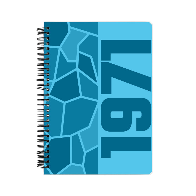 1971 Year Notebook (Sky Blue)