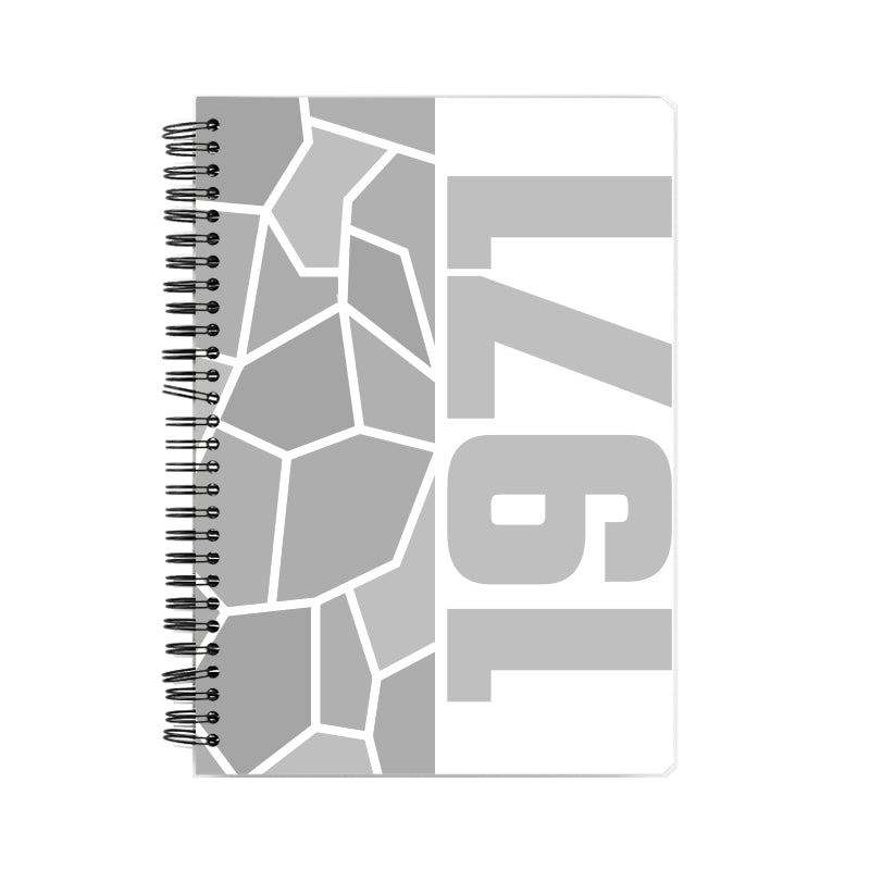 1971 Year Notebook (White)
