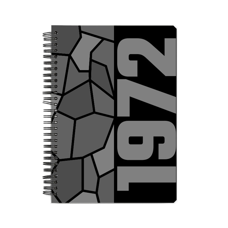 1972 Year Notebook (Black)