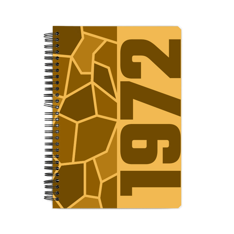 1972 Year Notebook (Golden Yellow)