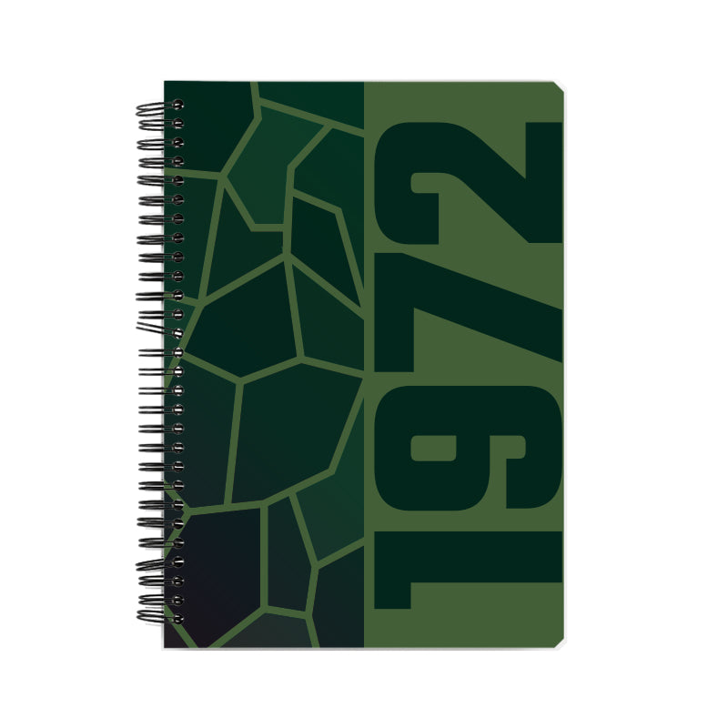 1972 Year Notebook (Olive Green)
