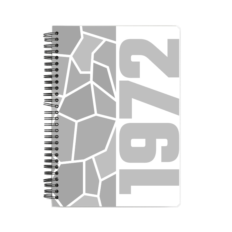 1972 Year Notebook (White)