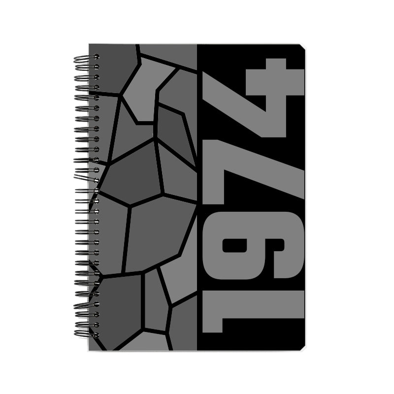 1974 Year Notebook (Black)