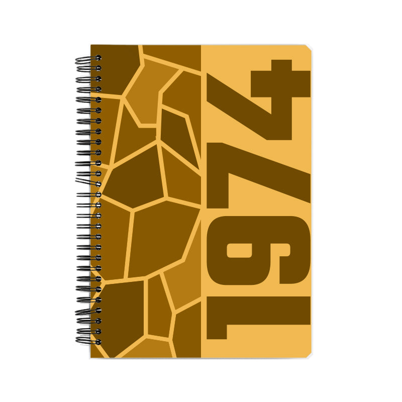1974 Year Notebook (Golden Yellow)