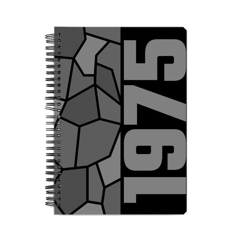 1975 Year Notebook (Black)