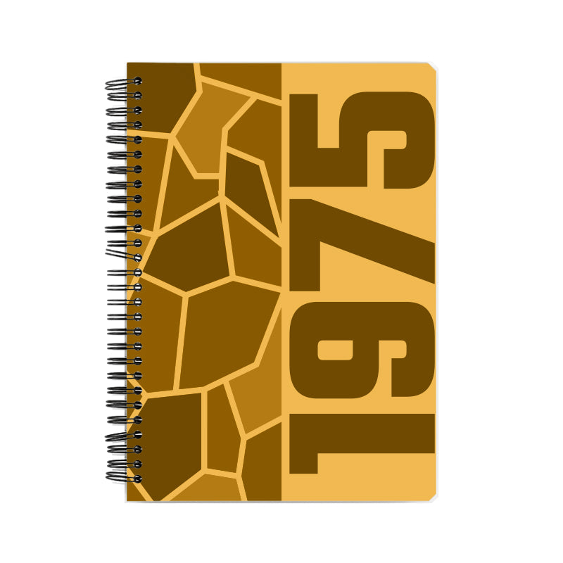 1975 Year Notebook (Golden Yellow)