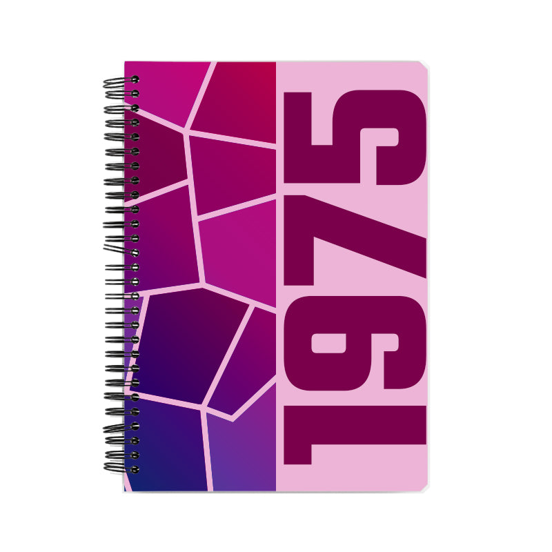 1975 Year Notebook (Light Pink)