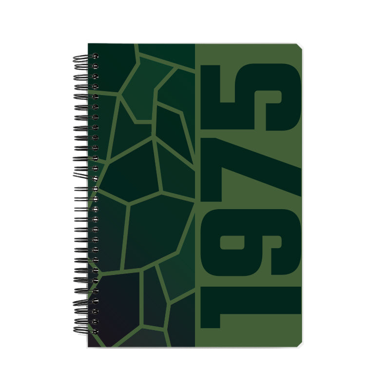 1975 Year Notebook (Olive Green)