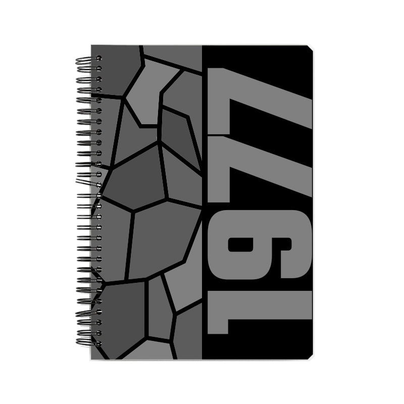 1977 Year Notebook (Black)