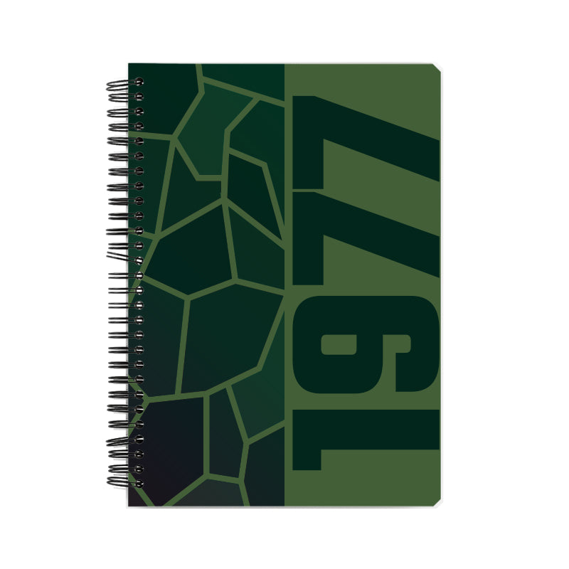 1977 Year Notebook (Olive Green)