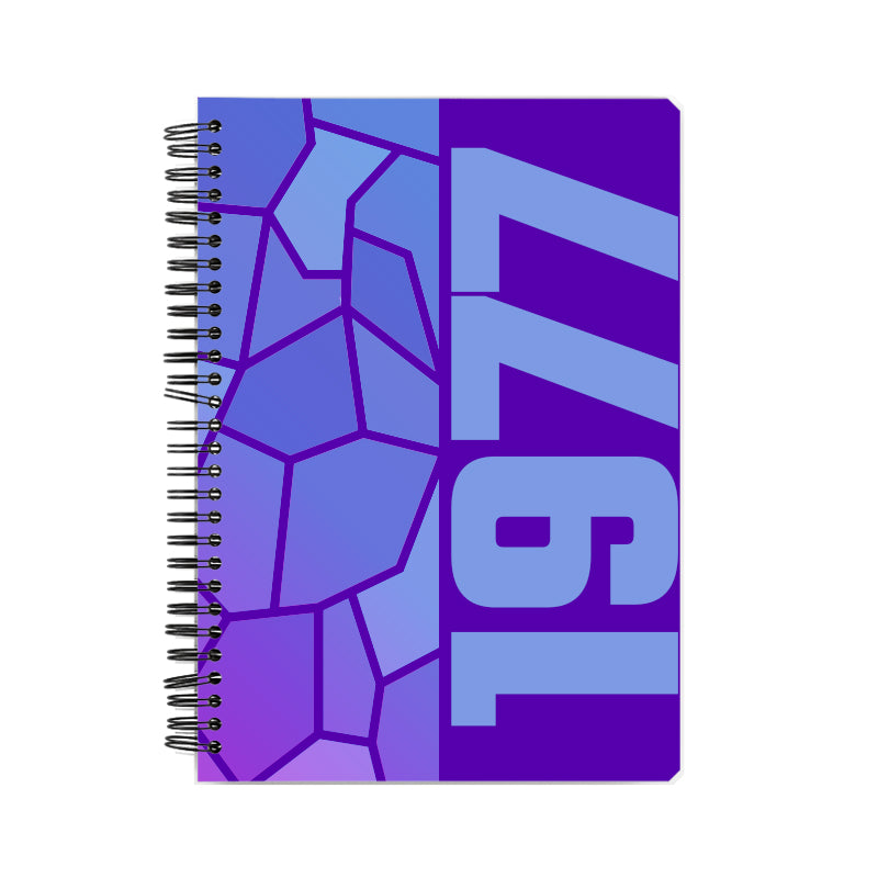 1977 Year Notebook (Purple)