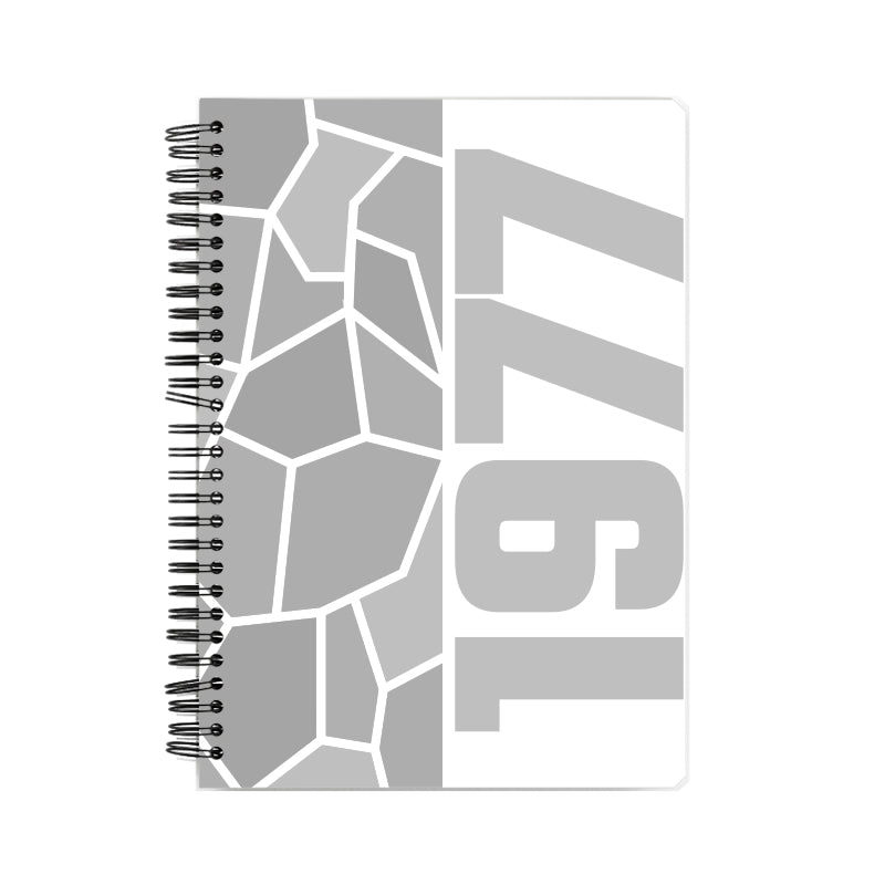 1977 Year Notebook (White)