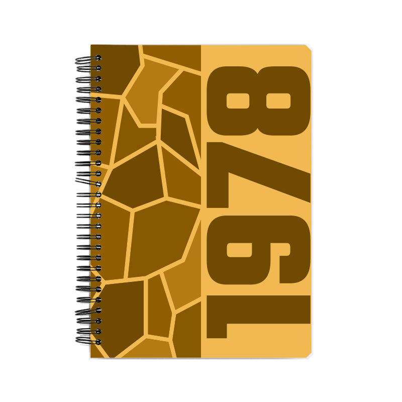 1978 Year Notebook (Golden Yellow)