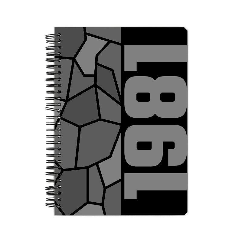 1981 Year Notebook (Black)