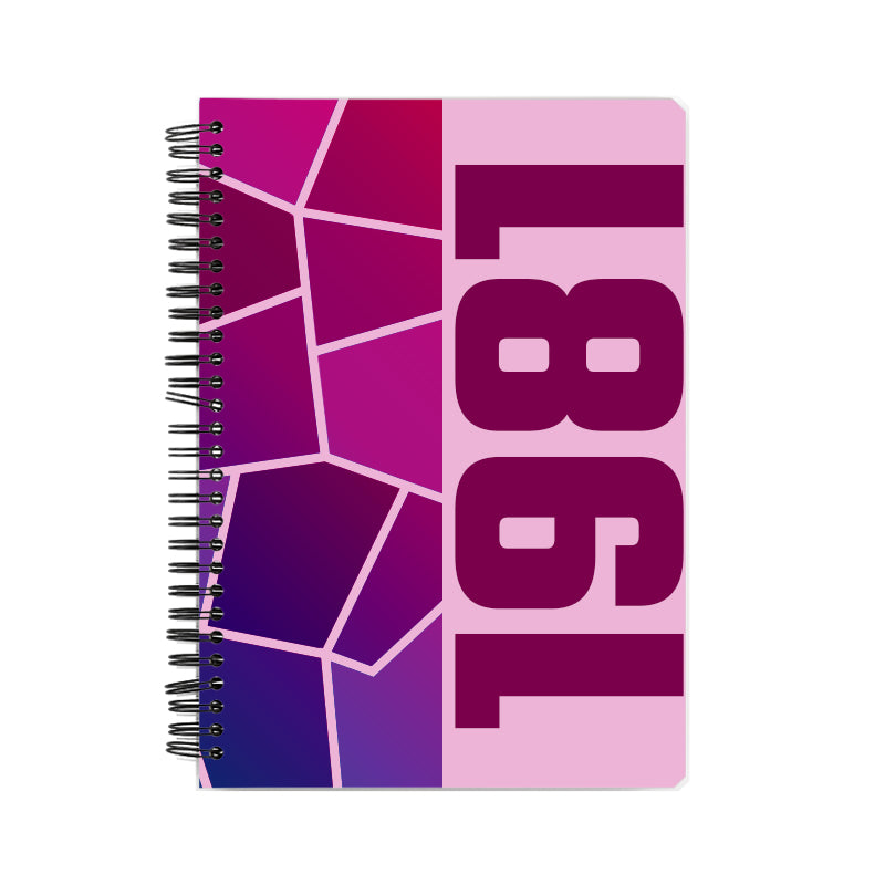 1981 Year Notebook (Light Pink)