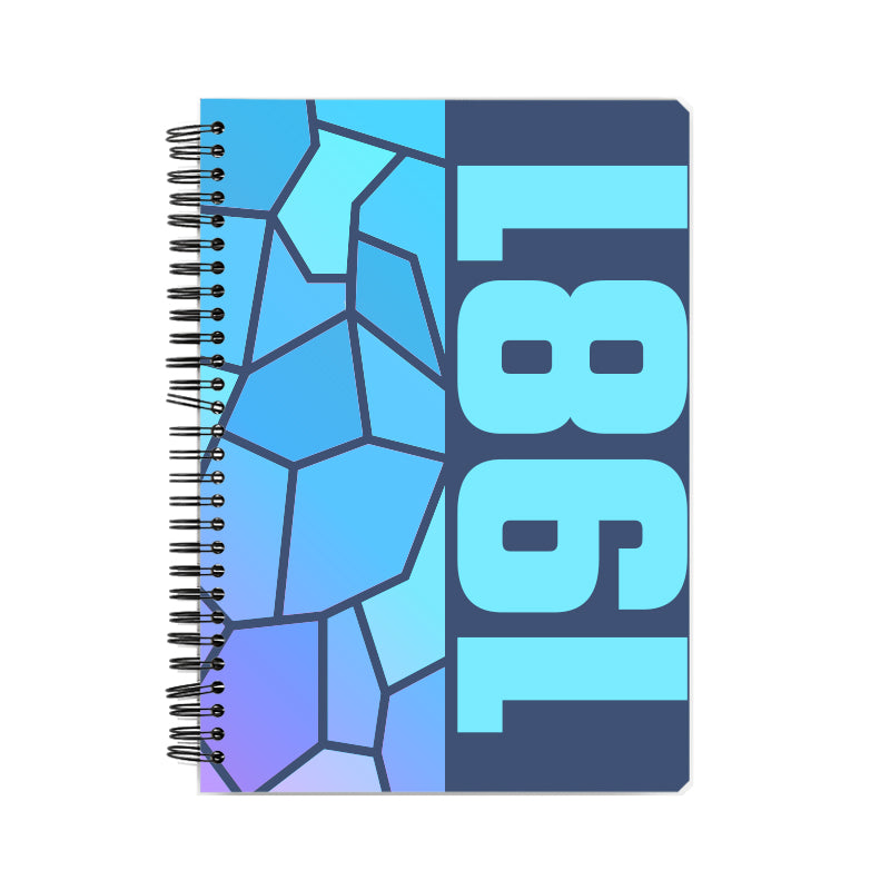 1981 Year Notebook (Navy Blue)