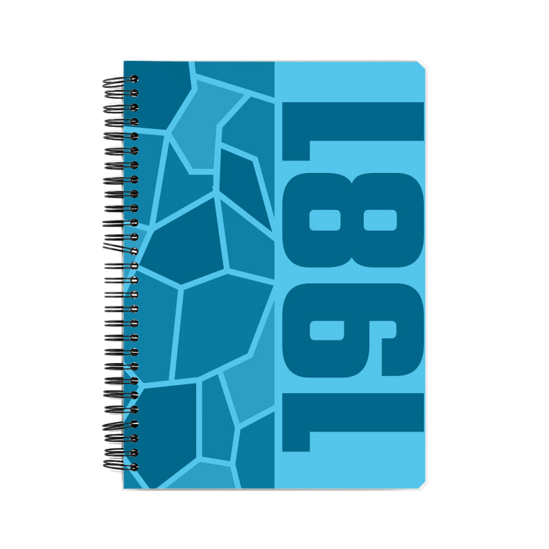 1981 Year Notebook (Sky Blue)