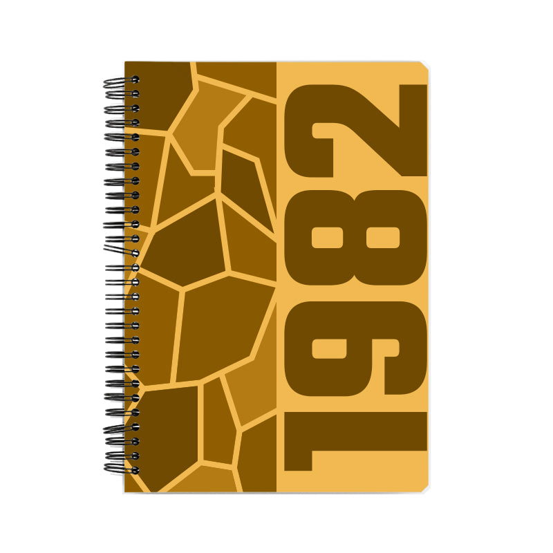 1982 Year Notebook (Golden Yellow)