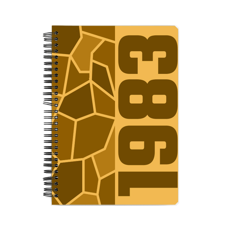 1983 Year Notebook (Golden Yellow)