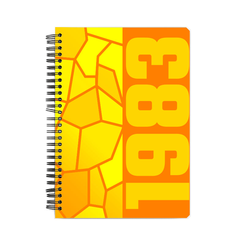 1983 Year Notebook (Orange)