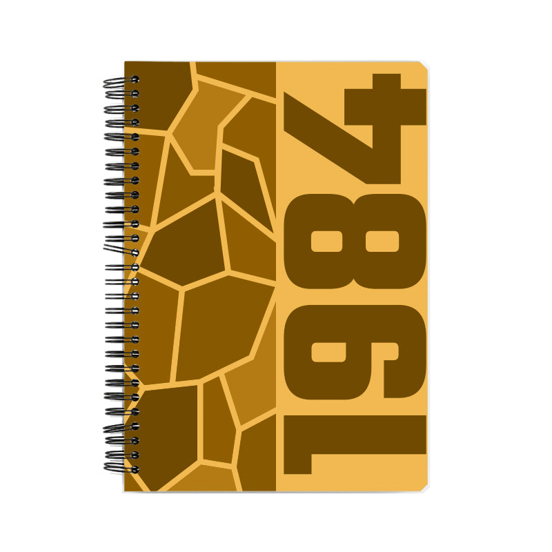 1984 Year Notebook (Golden Yellow)