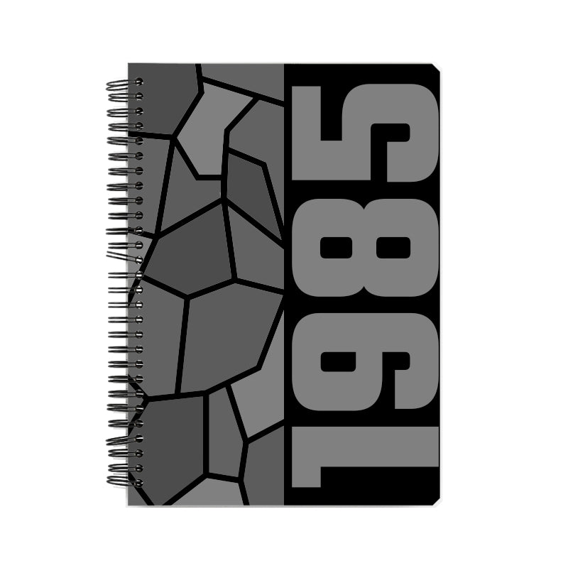 1985 Year Notebook (Black)