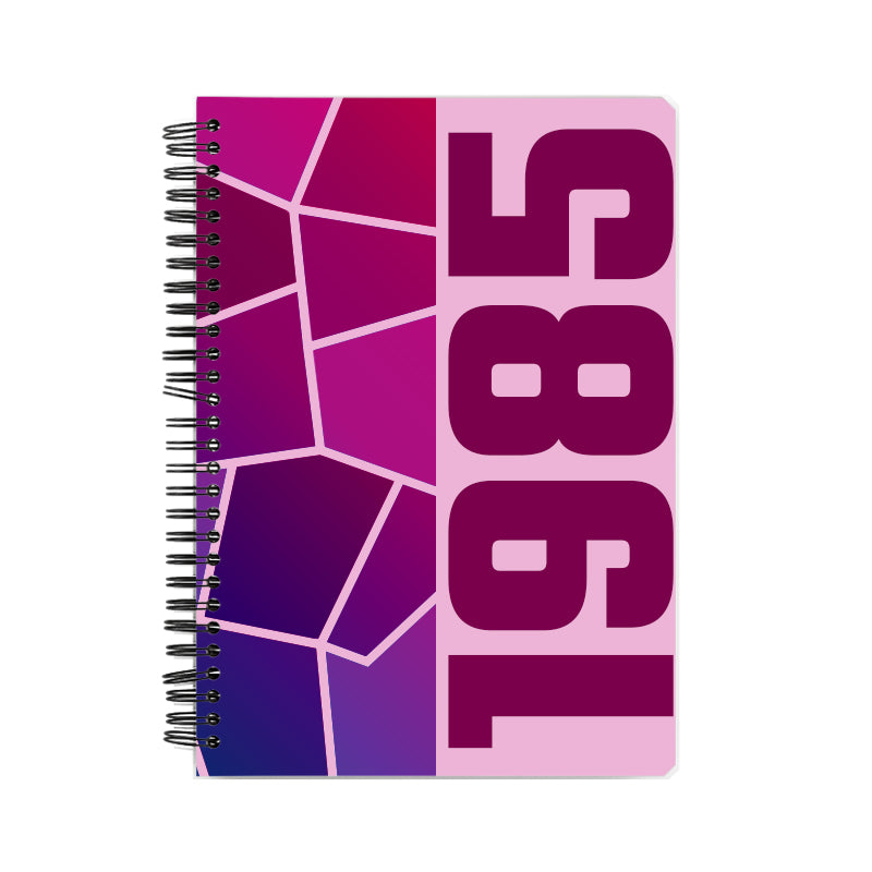 1985 Year Notebook (Light Pink)