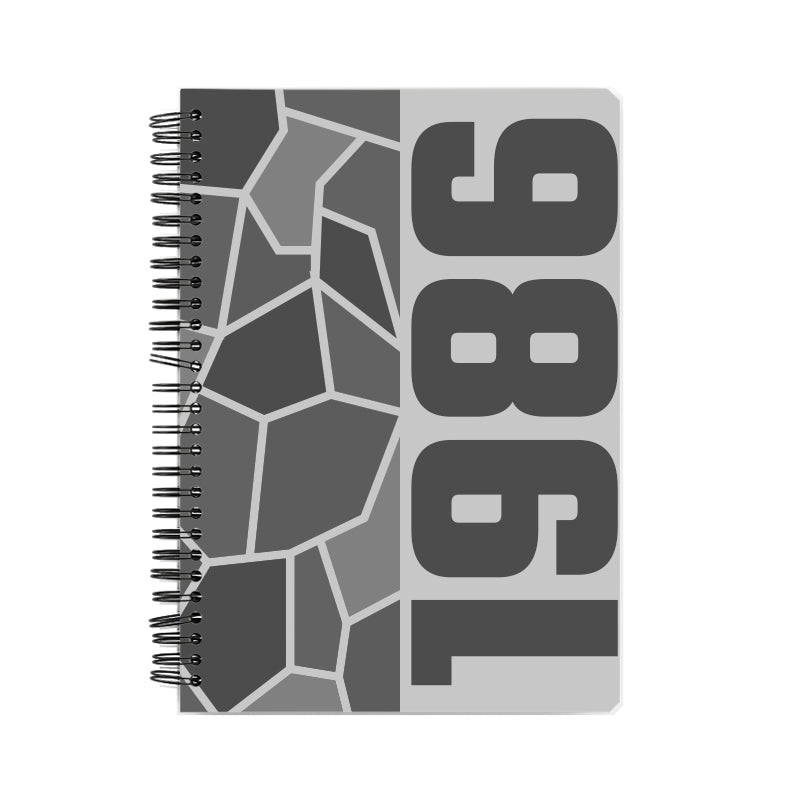 1986 Year Notebook (Melange Grey)