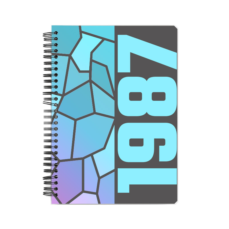 1987 Year Notebook (Charcoal Grey)