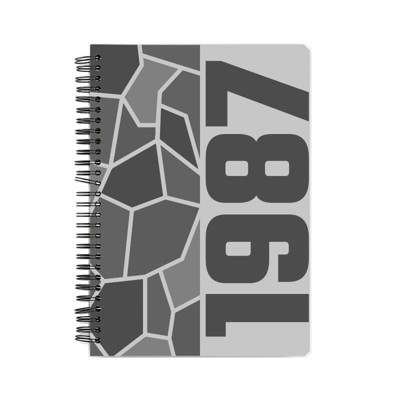 1987 Year Notebook (Melange Grey)