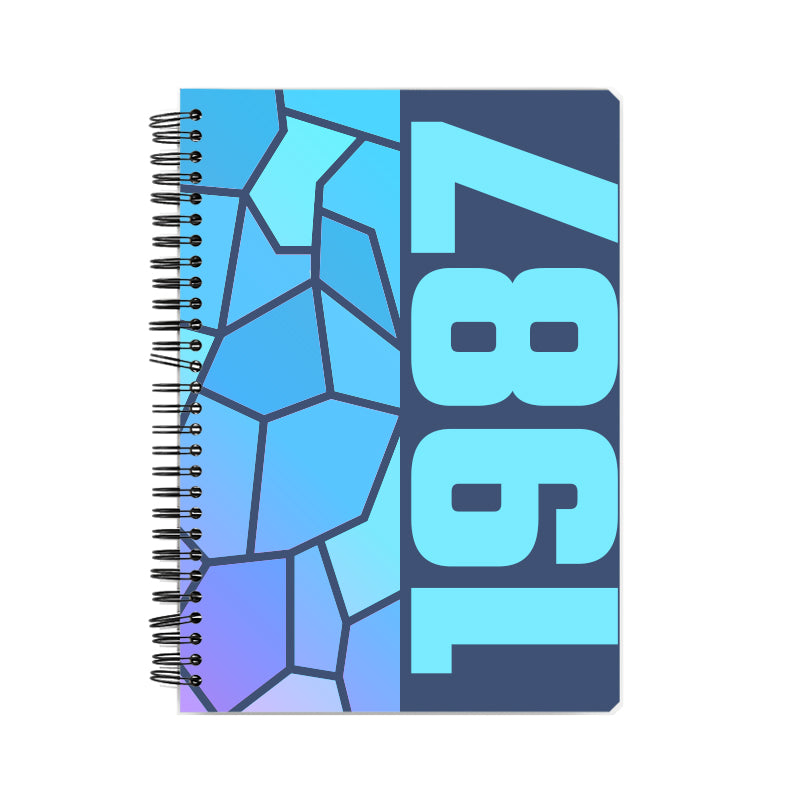1987 Year Notebook (Navy Blue)