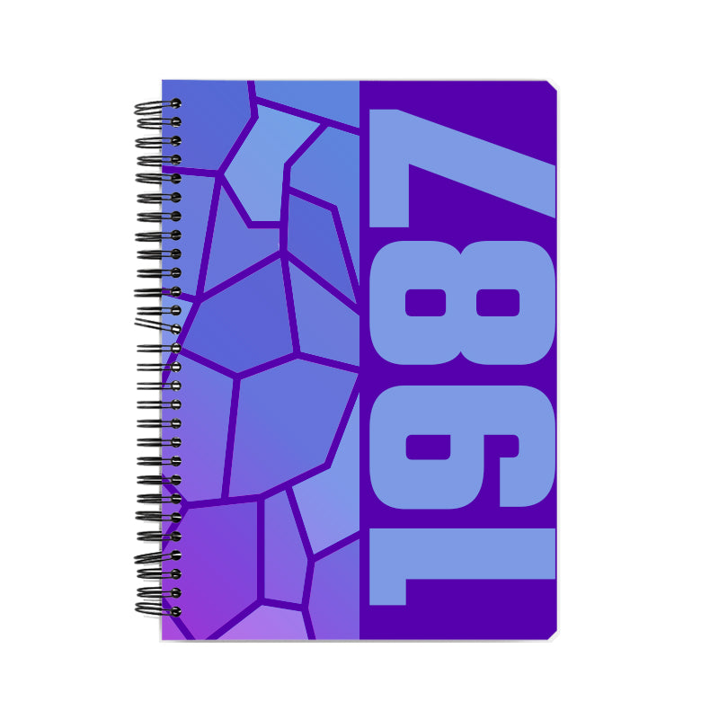 1987 Year Notebook (Purple)