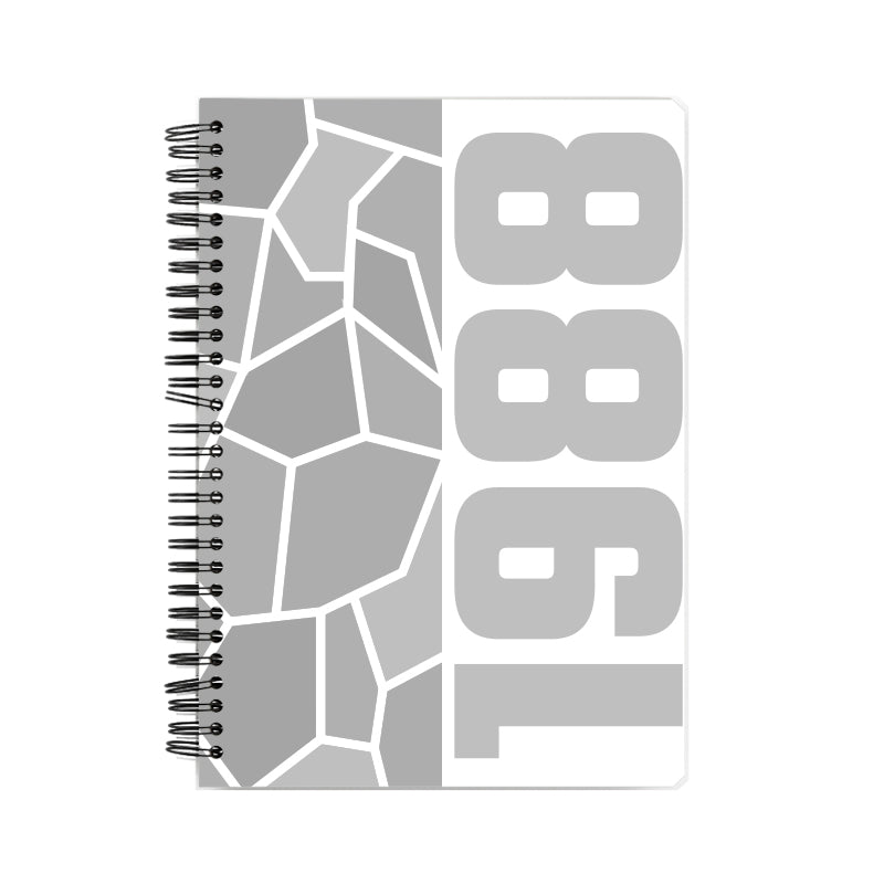 1988 Year Notebook (White)