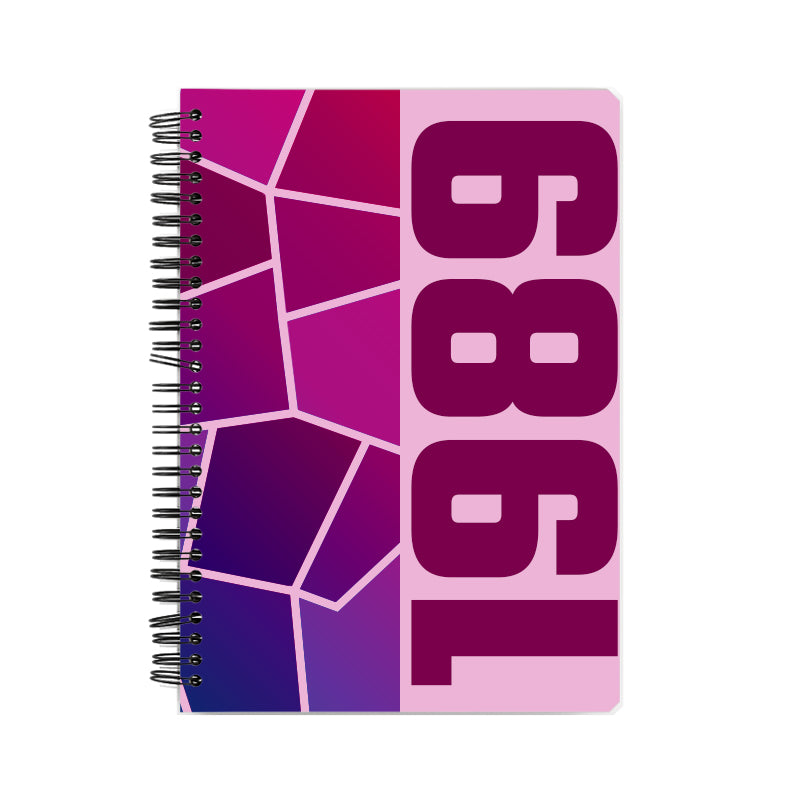 1989 Year Notebook (Light Pink)