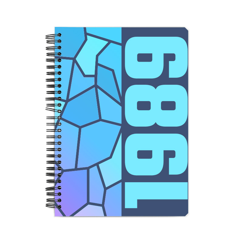 1989 Year Notebook (Navy Blue)