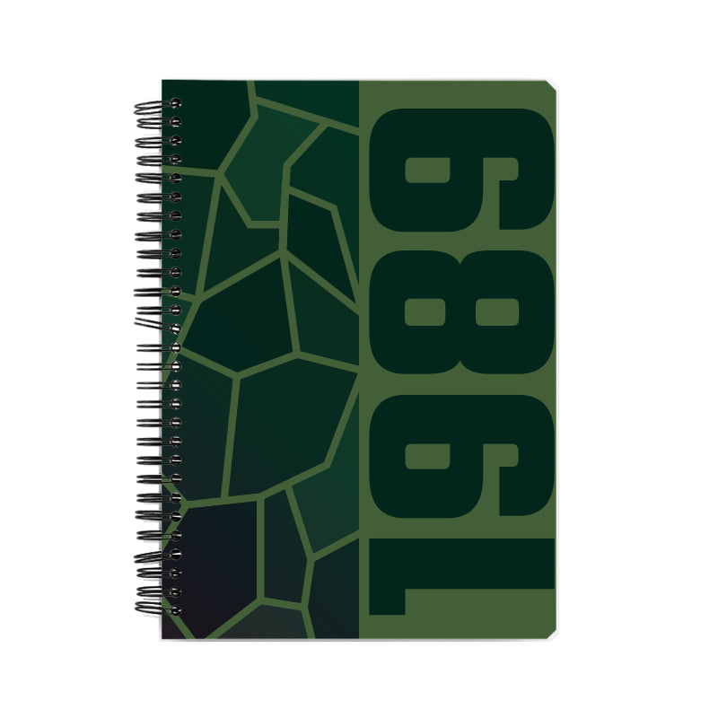 1989 Year Notebook (Olive Green)