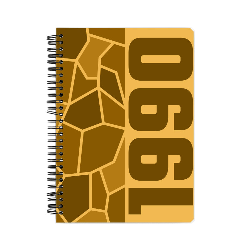 1990 Year Notebook (Golden Yellow)