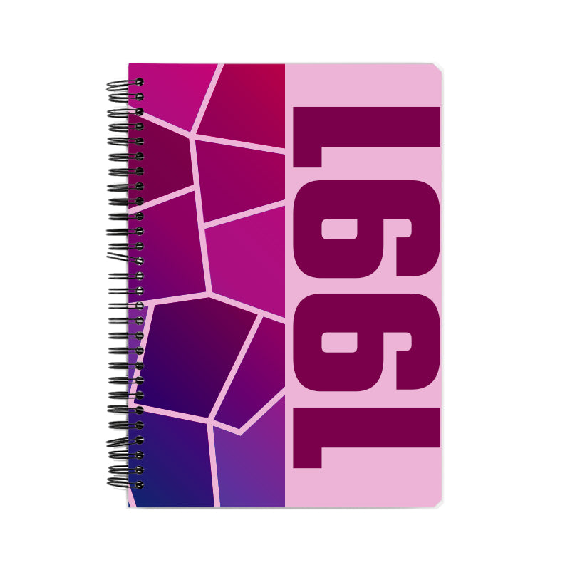1991 Year Notebook (Light Pink)